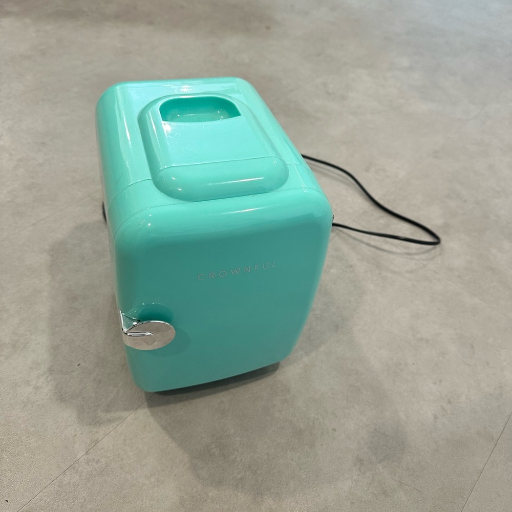 super mini skincare fridge for bathroom